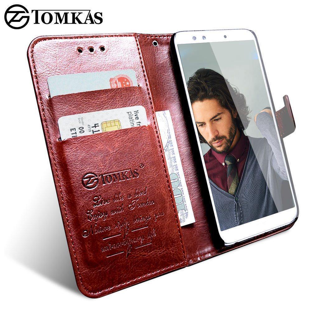 Planet Gates Black / honor 9 lite TOMKAS Wallet Case For Huawei Honor 9 Lite Cover On Luxury Retro PU Leather Flip Phone Case For Huawei Honor 10 Cases Covers On