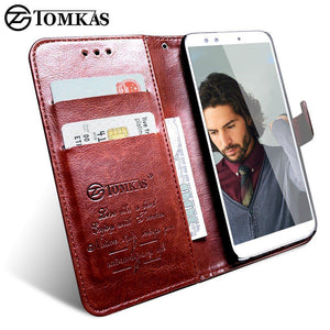 Planet Gates Black / honor 9 lite TOMKAS Wallet Case For Huawei Honor 9 Lite Cover On Luxury Retro PU Leather Flip Phone Case For Huawei Honor 10 Cases Covers On