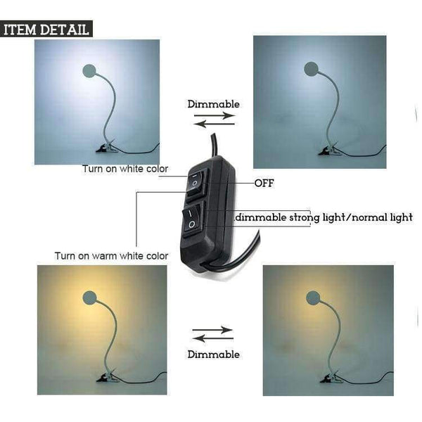 Planet Gates Black housing 5W / White and warm white Rotation 360 degree Led night light with 2 Color button Switch Bedroom Bookcase Night Light Home lamp Decor Creative Gift