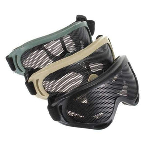 Planet Gates BLACK Hunting Hiking Airsoft Net Tactical Shock Resistance Eyes Protecting Outdoor Sports Metal Mesh Glasses Goggle