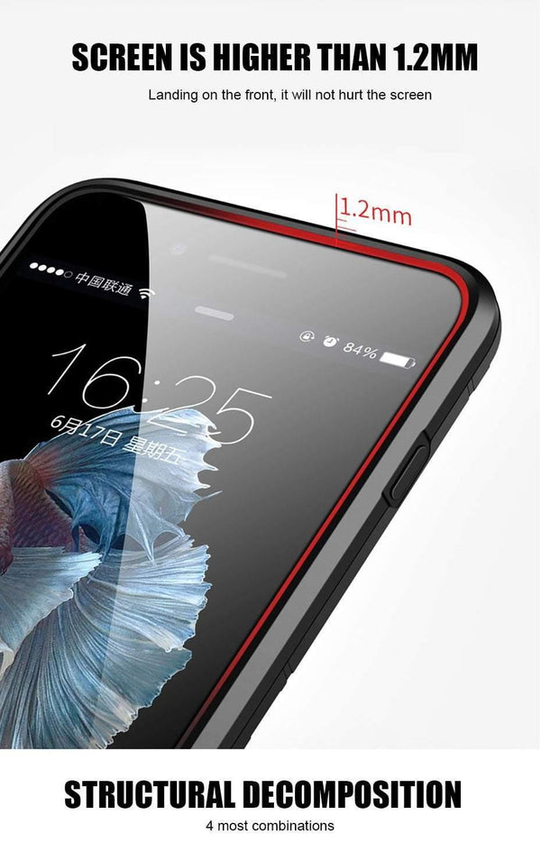 ZNP Shockproof Armor Stand Case For iphone 6 6s 7 Plus 5 5S With Holder Ring Cover Cases For iphone 7 8 X Plus SE Phone Cases - Planet Gates