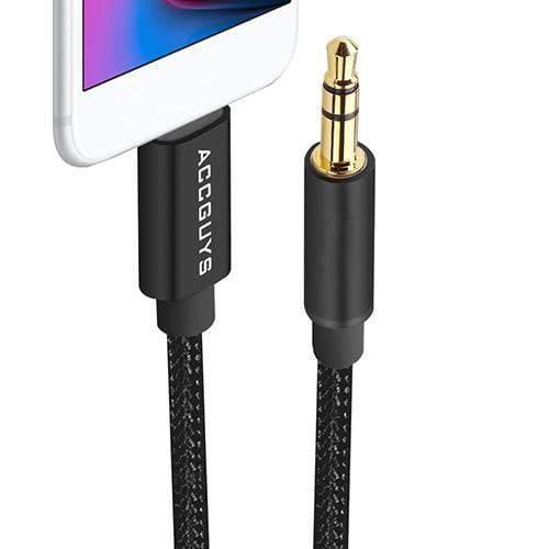 Planet Gates black IOS to 3.5mm Male Jack AUX Audio Music Stereo Adapter Cable Home Car Audio Extension Cord 1M For iPhone 7 8 Plus X XS XR