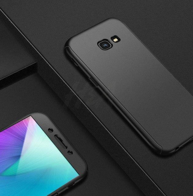 Planet Gates Rose-Gold / J7 2016 H&A 360 Degree Full Cover Phone Case For Samsung Galaxy A3 A5 A7 2017 J5 J7 2016 Screen Protector Film Phone Cover A5 A7 Glass