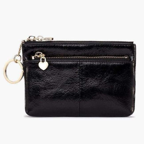 Planet Gates Black Jamarna Women Coin Purse Genuine Leather Oil Wax Female Card Holder Red Coin Organizer Key Pouch Small Coin Purse Wallets New