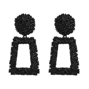 JUJIA good quality wholesale women statement earring fashion geometric metal Earrings for women jewelry earring