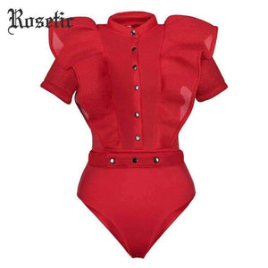 Planet Gates Black Jumpsuits For Women 2018 Gothic Combinaison Femme Sexy Body Women One Piece Mesh Bodysuit Womens Clothing Romper