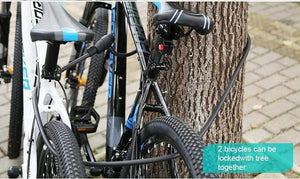 Planet Gates Black Key 180cm Bike Lock 1.8m 1.4m Bicycle Cable Lock Anti-theft Lock with 3 Keys Cycling Steel Wire Security MTB Road Bicycle Locks