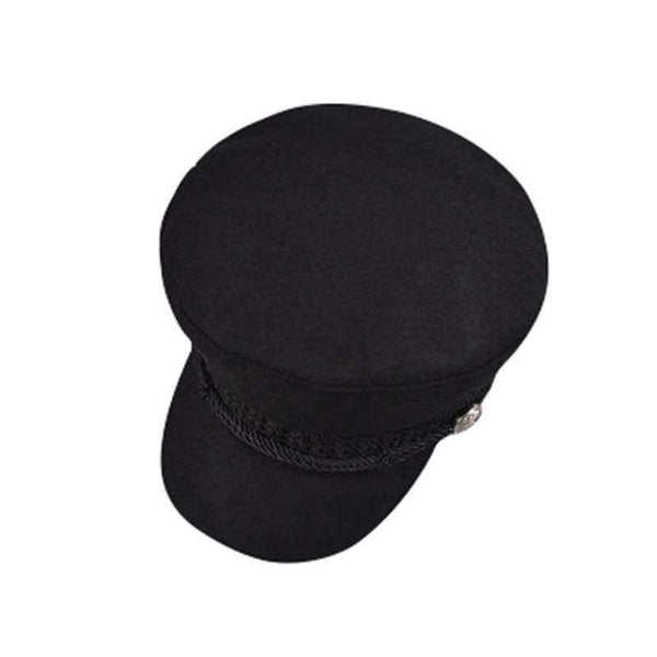 Planet Gates Black KHGDNOR Retro Women Winter Hats Wool Caps Button Baseball Caps Sun Visor Hats Winter Autumn Spring Casual Female Caps