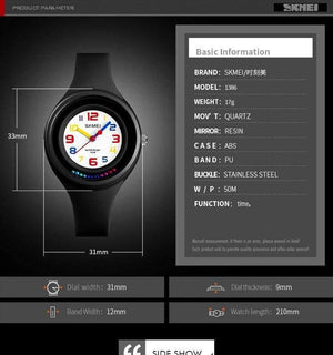 Planet Gates Black Kids Watch Colorful Quartz Wristwatch 50M Waterproof Alarm Clock Boys Girls Children Watches Reloj Mujer