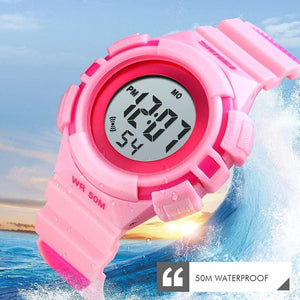 Planet Gates black Kids Watch Waterproof Luxury Stopwatch Outdoor Anti-Shock Sport Children Watch Luminous Led Fashion Digital Watches
