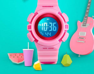 Planet Gates black Kids Watch Waterproof Luxury Stopwatch Outdoor Anti-Shock Sport Children Watch Luminous Led Fashion Digital Watches