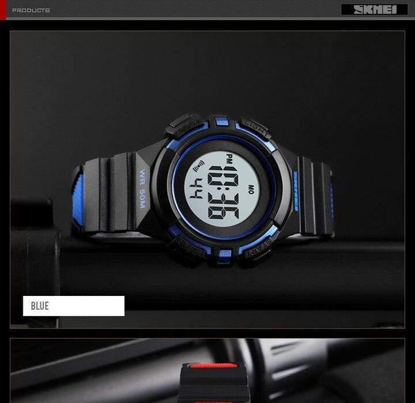 Planet Gates black Kids Watch Waterproof Luxury Stopwatch Outdoor Anti-Shock Sport Children Watch Luminous Led Fashion Digital Watches