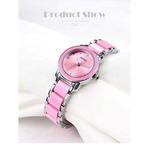 Planet Gates Black Kimio luxury  Fashion Women's watches quartz watch bracelet wristwatches stainless steel bracelet women watches with Gift Box