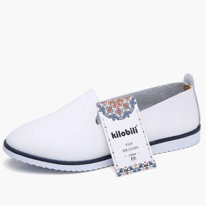 Planet Gates Black KLB 9927 / 35 kilobili Women Ballet Flats Shoes Genuine Leather Slip on ladies Shallow Moccasins Casual Shoes Female Summer Loafer Shoes Women