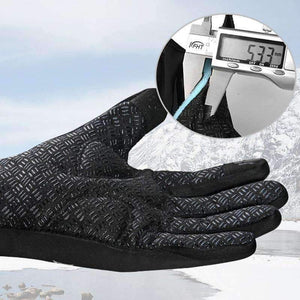 Planet Gates Black / L Anti-slip Snowboard Ski Gloves Thermal Waterproof Touch Sreen Skiing Gloves Snow Winter Bike Cycling Bicycle Gloves Men