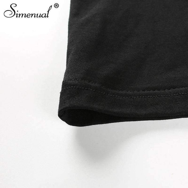 Planet Gates black / L Autumn crop top long sleeve female t-shirt cotton slim sexy black fashion women's t-shirts 2018 soild basic tops tees