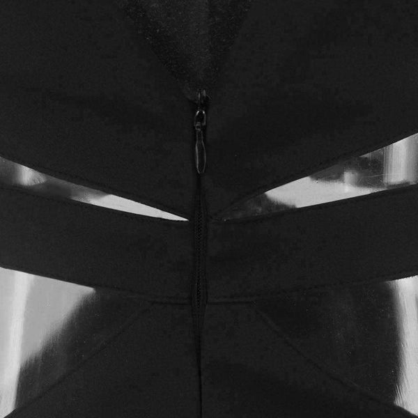 Planet Gates Black / L Autumn Jumpsuits For Women 2018 Deep V Neck Sexy Black Bodysuits Backless Split Bottom Rompers Womens Jumpsuit damski