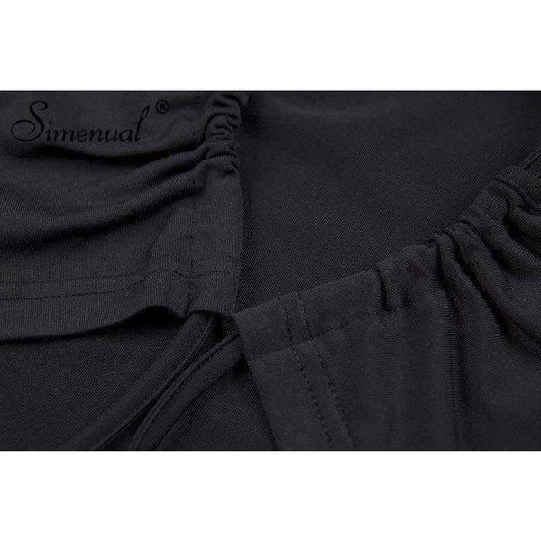 Planet Gates black / L Backless lace up female t-shirt 2018 autumn fashion long sleeve crop top t-shirts for women sexy slim black tee shirt