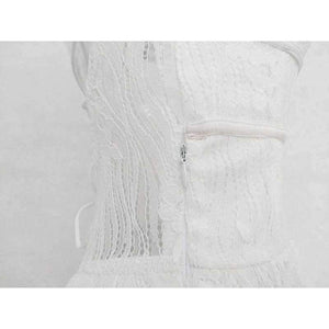 Planet Gates Black / L Backless Spaghetti Strap Sexy Lace Dress Women Sleeveless V-Neck Loose Summer Dress Cotton Black Elegant Party Dresses