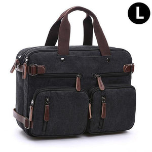 Planet Gates Black-L Briefcase man Bag Business Shoulder Messenger Bag Men's vintage Casual Laptop Handbag male Messenger Crossbody Bags back