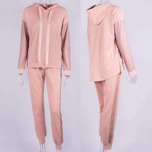 Planet Gates black / L Casual Tracksuit Women Autumn Set 2018 Two Piece Set Long Sleeve Hoodies Pullover Pants Set SportwearTracksuits Outfit