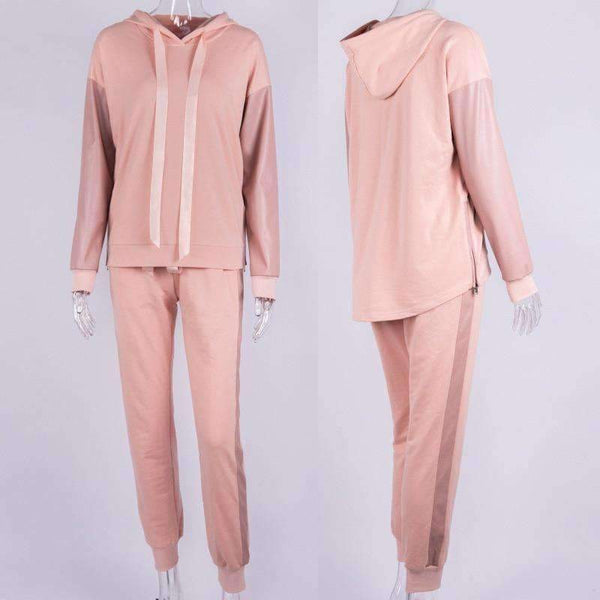 Planet Gates black / L Casual Tracksuit Women Autumn Set 2018 Two Piece Set Long Sleeve Hoodies Pullover Pants Set SportwearTracksuits Outfit