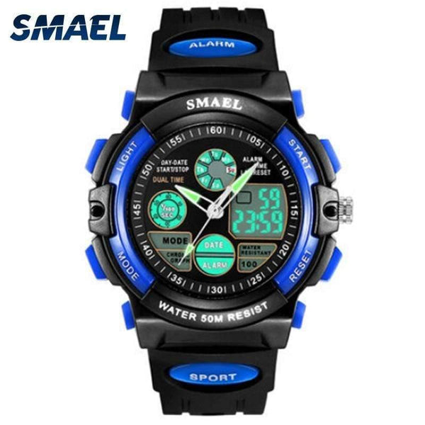 Planet Gates Black L Digital Watch Kids Boy SMAEL Children Watch for Boys and Girls Gift Sport Watch Waterproof 0508 Kid Watches Digital Children