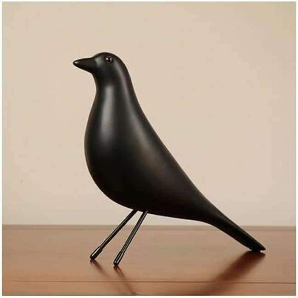 Planet Gates black / L Europe Resin Bird Figurine Home Furnishing Decoration Craft Wedding Christmas Gift Peace Dove Statue Home Office Mascot