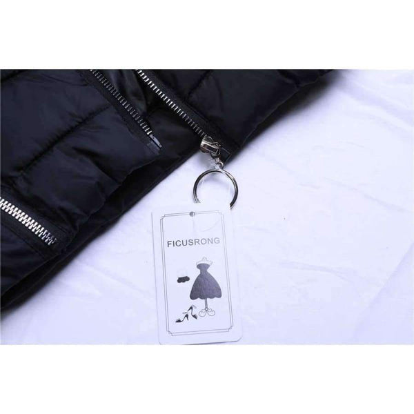 Planet Gates Black / L Fashion Autumn Winter Jacket Women Down Parkas Outerwear Womens Hooded Coats Slim Cotton Padded Jacket Female FICUSRONG 2018