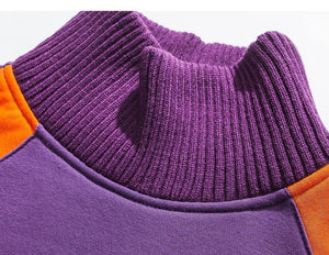 Planet Gates Black / L Fashion Letter Printed Patchwork Pullover Fleece Sweatshirts Men Preppy Style Streetwear Hip Hop Hoodies