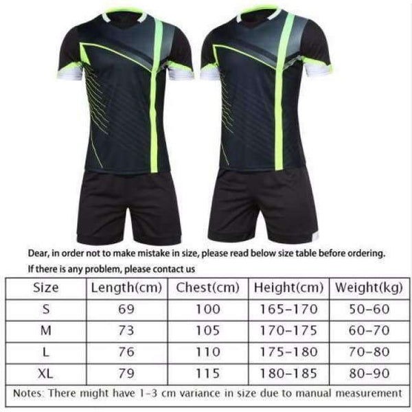 Planet Gates Black / L Jersey Soccer survetement football  Jersey Maillot De Foot soccer tracksuit Jersey Kits Football Clothing Sets