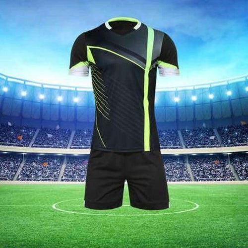 Planet Gates Black / L Jersey Soccer survetement football  Jersey Maillot De Foot soccer tracksuit Jersey Kits Football Clothing Sets