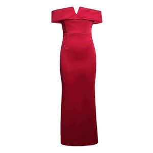 Planet Gates Black / L Long dress 2018 women summer Gowns Black Social Event Red Carpet Off-shoulder Maxi Party Dress vestidos longo LC61876