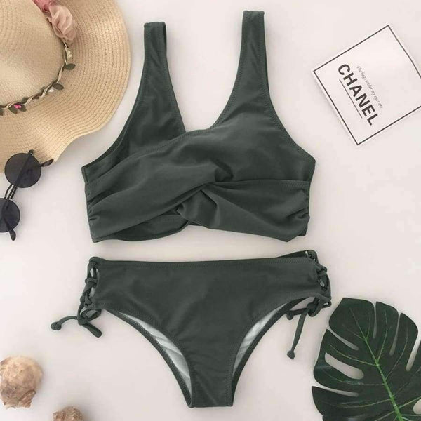 Planet Gates Black / L Maternity swimear summer sexy Cross design womens swimwear plus size swimwear pool party beach Bandage Swimsuit JL 09