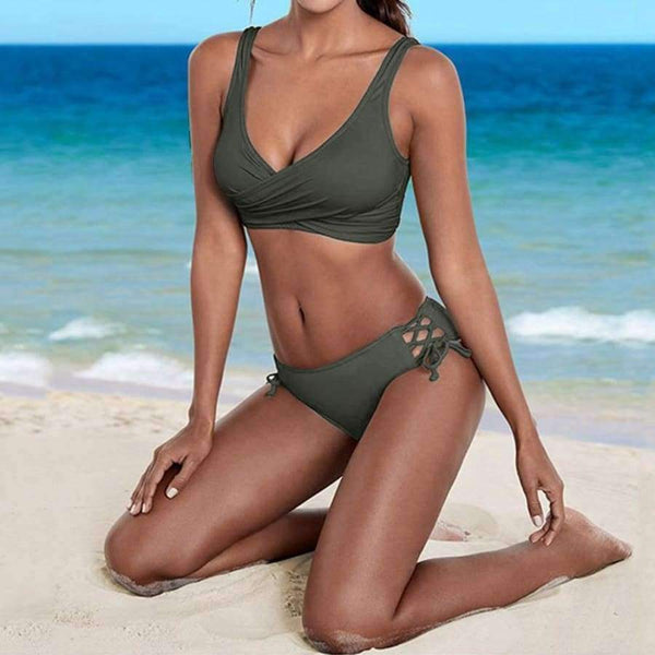 Planet Gates Black / L Maternity swimear summer sexy Cross design womens swimwear plus size swimwear pool party beach Bandage Swimsuit JL 09