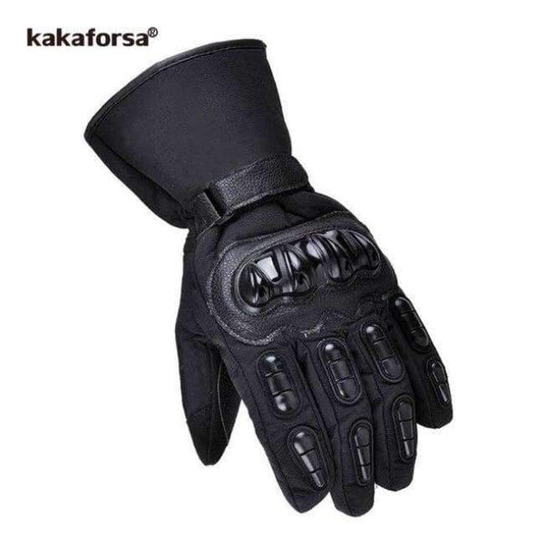 Planet Gates Black / L Men Winter Warm Ski Gloves Waterproof Skiing Glove Outdoor Windproof Breathable Motorcycle Snow Snowboard Gloves