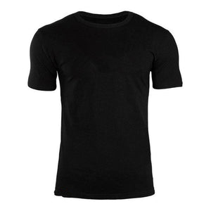 Mens Short Sleeve Solid Cotton T-shirt Gyms Fitness Workout T Shirts Male Summer Casual Fashion Slim Tee Tops Crossfit Clothing