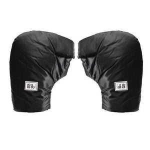 Planet Gates Black / L Motorcycle Hand Handlebar Gloves 35x26cm Winter Thicken Warmer Motorbike/Scooter Handlebar Grip Muffs Waterproof Windproof