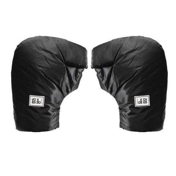 Planet Gates Black / L Motorcycle Hand Handlebar Gloves 35x26cm Winter Thicken Warmer Motorbike/Scooter Handlebar Grip Muffs Waterproof Windproof