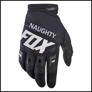 Planet Gates Black / L Naughty Fox MX Motocross Racing Gloves Enduro Mountain Bicycle Riding Gloves