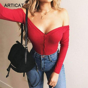 Planet Gates Black / L Off Shoulder Knitted Sexy Bodysuit Women 2018 Strapless Elastic Summer Top Bodycon Jumpsuit Rompers Casual Body Playsuit