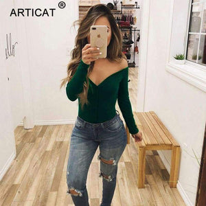 Planet Gates Black / L Off Shoulder Knitted Sexy Bodysuit Women 2018 Strapless Elastic Summer Top Bodycon Jumpsuit Rompers Casual Body Playsuit