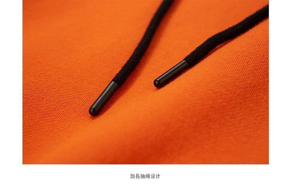 Planet Gates black / L Oversized Letter Sleeve Drawstring Hoodies 2018 Autumn And Winter Brand Sweatshirts Men Loose Streetwear