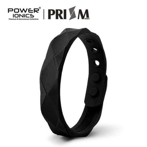 Planet Gates Black / L Power Ionics Prism 2000 Ions Titanium Germanium Wristband Bracelet Balance Energy Balance Human Body