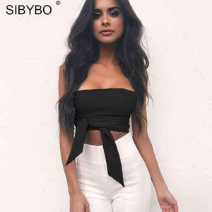 Planet Gates Black / L Shirt Camisole women Top 2018 Sexy Off Shoulder New fashion Party Slim Backless Women Crop Tops Blusa