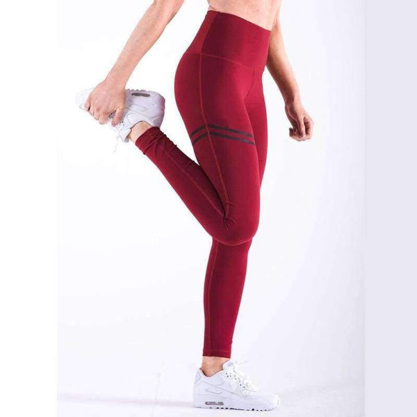 Planet Gates Black / L Sport Leggings Yoga Pants High Waist Elastic Running Fitness Slim Sport Pants Gym Leggings for Women Trousers Dropship