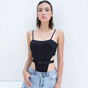 Planet Gates black / L Summer Black Strapless Body Women Sexy Backless Rompers Womens Jumpsuit 2018 Street Style High Waist Bodycon Bodysuit