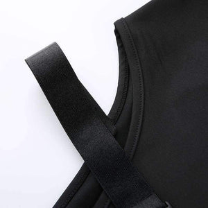 Planet Gates black / L Summer Black Strapless Body Women Sexy Backless Rompers Womens Jumpsuit 2018 Street Style High Waist Bodycon Bodysuit