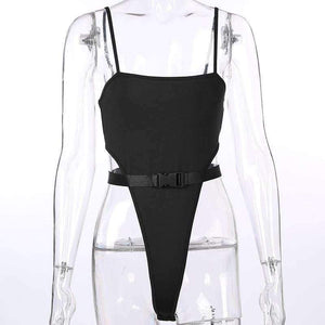 Planet Gates black / L Summer Black Strapless Body Women Sexy Backless Rompers Womens Jumpsuit 2018 Street Style High Waist Bodycon Bodysuit