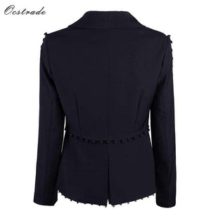 Planet Gates Black / L Summer Runway New Fashion Deep-v neck Elegant Formal White Evening Pant Suits for Women Suits 2 Pieces Set